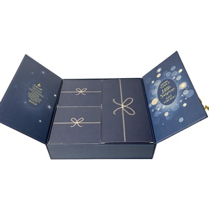 2024 diseño DIY para <span class=keywords><strong>Bing</strong></span> <span class=keywords><strong>Bunny</strong></span> CALENDARIO DE Adviento VACÍO CONJUNTO azul marino niños regalo de Navidad juguete embalaje materiales reciclados - Product Image 3