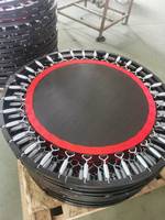 Trampoline pliable de gymnastique d'intérieur pour adultes, équipement de fitness pour sauts, sans filet de protection, pour usage domestique