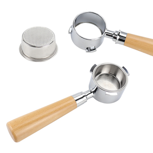 Outils de barista, accessoires pour <span class=keywords><strong>machine</strong></span> à expresso, 51 mm, 54 mm, 58 mm pour <span class=keywords><strong>DeLonghi</strong></span> Brevill E61, porte-filtre sans fond pour café - Product Image 4