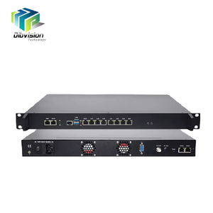 อุปกรณ์หัวต่อสัญญาณทีวีดิจิตอล (iMOD) แบบ IP ไปยัง 8 DVB-T 16 QAM Modulator พร้อม HTTP HLS SRT Gateway สำหรับระบบ IPTV โรงแรม - Product Image 1