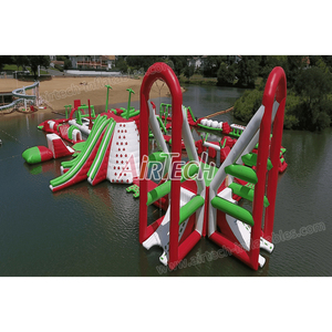 Super emocionante adultos inflable parque de agua juguete <span class=keywords><strong>gigante</strong></span> inflable isla flotante - Product Image 3