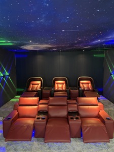 Sofá de Cuero Auténtico de Alta Calidad con Luz LED Automática, Moderno, para el Hogar, Sala de Estar, Salas de Cine en Casa, Muebles de Cine - Product Image 2