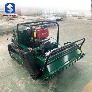 クローラー搭載型ヘビーデューティーRCブラシモア 15馬力エンジン プロ仕様マルチングシステム 1年保証 PLCコア 1000mm刈幅 - Product Image 1