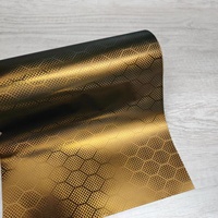Film vinyle carbone nid d'abeille en fibre de carbone, film vinyle PET, film vinyle pour voiture, rouleau de film