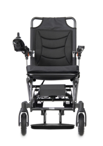 Silla <span class=keywords><strong>de</strong></span> <span class=keywords><strong>Ruedas</strong></span> Eléctrica Moderna Todoterreno, Inteligente, Plegable, Ligera, para Discapacitados y Ancianos, con Dos Baterías - Product Image 4