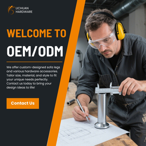 Kaki Kabinet Logam yang Dapat Disesuaikan 8-25cm untuk Pengganti Penyangga Furnitur Kaki Furnitur Teleskopik Putih Kaki Sofa Baja Tahan Karat - Product Image 6