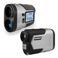Télémètre laser de golf rechargeable 1200m avec télémètre laser à vibration à verrouillage de drapeau ajusté en pente