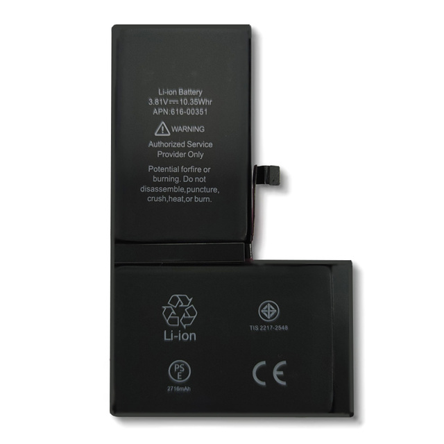 Replacement Mobile Battery Batteries for Phones Lithium Ion Rechargeable 2500mah for iphone X