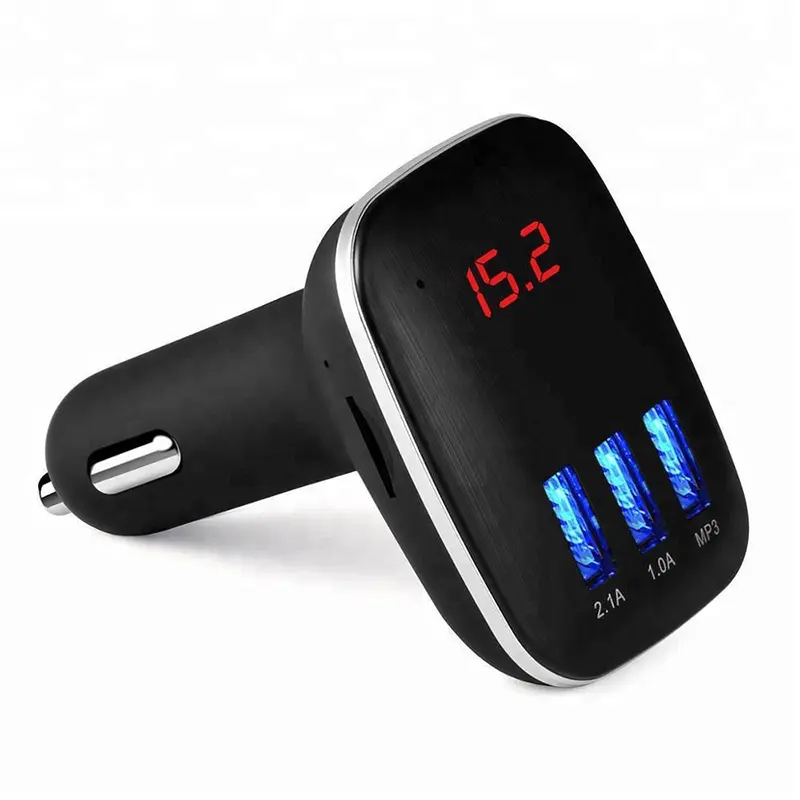 Best Selling In-car Charger Fast Charging 2 Usb Type C V8 Car Charger Usb Power Adapter 2 in 1 Car Usb Charger