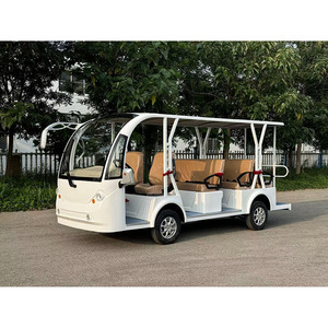 Voiture électrique de tourisme vert clair 4000W, 11-14 places, confortable et sûre pour les voyages en station balnéaire et l'exploration de jardins pittoresques - Product Image 6