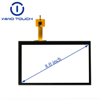 Écran tactile capacitif de 8 pouces, écran tactile LCD, écran tactile industriel