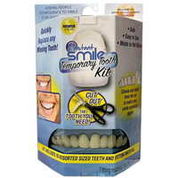 Nuevo Diseño de Carillas Dentales Ajustables para Dientes Superiores e Inferiores, Restauración Dental Temporal, Cubierta de Dientes Postizos Cómodos de Aspecto Natural