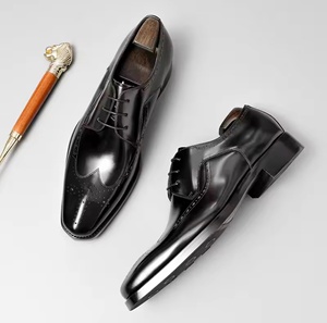 Zapatos de Vestir Formales de Negocios para Hombre, de Cuero Genuino, Impermeables, Sin Cordones, de Alta Calidad, Elegantes y de Lujo - Product Image 4