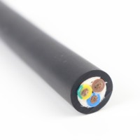 Cable de Alta Calidad con Conductor de Cobre, Cable de Arrastre con Aislamiento de PVC, Cable Blindado para Equipos de Elevación y Transporte