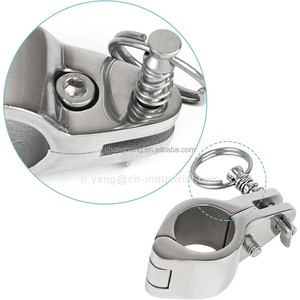 Accessoires marins robustes pour bateaux : Fixation de capote Bimini en acier inoxydable 316, glissière de fixation pour bateaux et yachts - Product Image 3