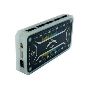 Qiuzaim từ xa không dây Sync <span class=keywords><strong>RGB</strong></span> chiếu sáng cho 6-pin người hâm mộ một cách độc lập kiểm soát lên đến 10 nhóm của LED & <span class=keywords><strong>RGB</strong></span> thiết bị trên một trung tâm - Product Image 4