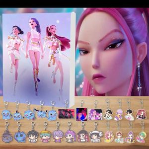 Calendrier de l'Avent Demon Hunter Girl Group avec 24 porte-clés en acrylique, boîte surprise, cadeau pour les fans de KPOP - Product Image 2