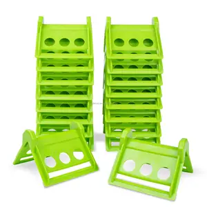 Protezione del bordo dell'angolo del carico a base piatta da 4 "con custodia per il trasporto in plastica Tie Down Green