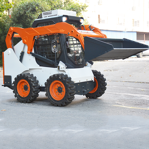 सस्ते स्किड स्टीड डीजल लोडर बाल्टी अलग-अलग अटैचमेंट स्किड स्टीड लोडर - Product Image 6