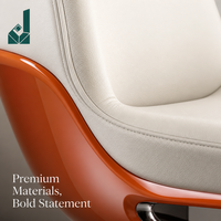 Chaise de Direction Ergonomique Moderne à Dossier Haut Réglable en Cuir avec Appuie-tête Fixe et Base en Acier, Garantie 1 An pour Bureau Général