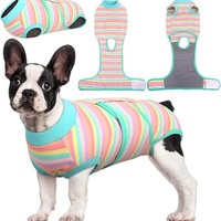 Combinaison de récupération post-opératoire professionnelle en coton à motif de dessin animé pour chiens et chats, toutes saisons