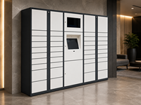 Casillero Inteligente para Paquetes para Apartamentos y Oficinas, Caja de Entrega Modular 2026 para Negocios de Alquiler - Armario de Almacenamiento de Autoservicio 24/7