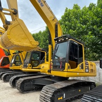 Excavadora Usada Komatsu PC220 en Oferta, Rendimiento Estable, Bajo Consumo de Combustible, para Movimiento de Tierras, Carga en Canteras, Construcción de Carreteras