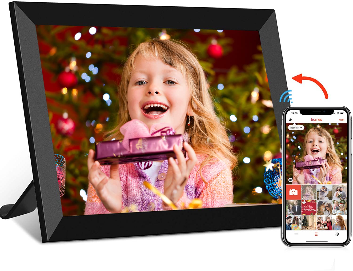 Camel Digital Photo Frame - CE Certified with Audio & Video