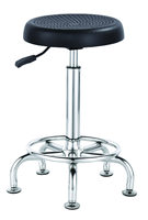 Nouveau tabouret de salon, chaise de bar avec roues, réglable en hauteur, pas de bruits de grincement, pas de renversement; Couleur noire