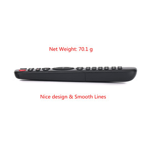 Télécommande sans fil BLE 2.4G IR à 35 touches noire personnalisable pour boîtier TV Android et lecteur réseau - Product Image 2