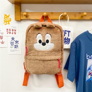 Mochila de viaje para niños, bonita muñeca de peluche de dibujos animados, amarillo, verde y azul - Product Image 6