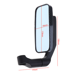 Espejo Retrovisor para Bicicleta, Espejo Lateral de Vidrio 182/156 para Vehículos de Cuatro Ruedas, Espejo Lateral Pequeño Modificado - Product Image 2