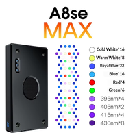 AIPAI 240W WiFi LED Lumière d'aquarium pour récif corallien Spectre complet Contrôle par application Aquarium en plastique Garantie 1 an A8