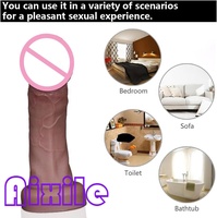 Dildo réaliste ultra-simulé avec grande glande, pénis réaliste, plug anal, ventouse, jouets sexuels clitoridiens pour femme et homme 18+