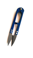 Palmer U Forme Coupe Point Ciseaux De Pêche Mini Petit Papier Fil Ciseaux En Plastique Poignée En Acier Ciseaux Cutter