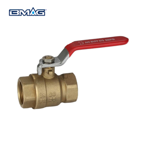 Válvulas de Bola de Agua de Latón Niquelado de 1/2 Pulgada PN25 BSP con Manija, Personalización OEM de Fábrica BMAG - Product Image 1