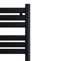 Rak Handuk Elektrik 750W Classic Long Towel Bar, Rak Handuk Panas Dinding Aluminium Mudah Dipasang dengan Timer dan Layar LED