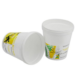 Crème corporelle à la vanille en pot plastique 500 g ultra hydratante avec huile de coco et beurre de cupuaçu - Product Image 3