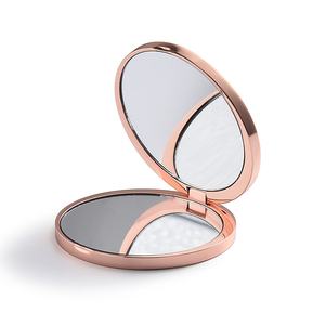 Gold Color Blank Double Side Custom Logo Round Compact Makeup <b>Mirror</b> - Product Image 6