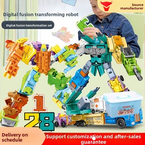 Bloques <span class=keywords><strong>de</strong></span> Construcción <span class=keywords><strong>de</strong></span> Robots Digitales Transformables, Silenciosos, para Niños, Letras <span class=keywords><strong>de</strong></span> <span class=keywords><strong>Autobots</strong></span>, Juguete <span class=keywords><strong>de</strong></span> Plástico para Bebés - Product Image 3
