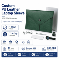 Funda de Piel Sintética de Lujo Personalizada para Portátil, Estilo Ejecutivo, Maletín para el Trabajo