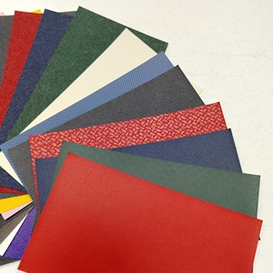 Venta al por mayor de alta calidad de <span class=keywords><strong>papel</strong></span> decorativo de cuero artificial de PVC PU de color Retro - Product Image 2