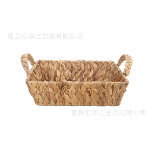 In stock woven snack <b>baskets</b>, handmade gourd grass <b>storage</b> <b>baskets</b>, desktop multi-functional sundry and cosmetic organizers. - Product Image 5
