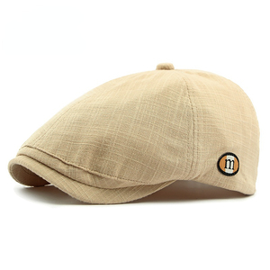 Thời trang Mens Womens kẻ sọc kiểm tra Newsboy cap mùa hè thoáng khí mũ phẳng Ivy Gatsby lái xe <span class=keywords><strong>Cabbie</strong></span> Mũ giản dị - Product Image 6