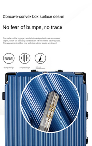 <span class=keywords><strong>Maleta</strong></span> Rígida con Marco de Aluminio, Ligera y Duradera, con Ruedas Giratorias para Viajes, Venta al por Mayor, OEM, ODM - Product Image 6