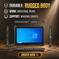 Tablet PC Resistente para Exteriores con Windows 10.1'', 4G LTE, Lector NFC e Impermeabilidad IP67