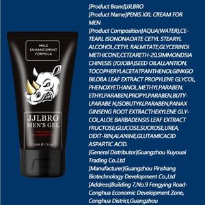 Gel Sexual Masculino de 50 ml con Plantas Naturales Puras para Agrandamiento del Pene y Retraso de la Eyaculación, Crecimiento Masculino Adulto A304 - Product Image 6