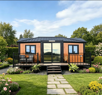 Maison Extensible Prix Usine 40 pieds 20 pieds Conteneur Maison Mobile Luxe Préfabriquée avec Murs à Panneaux Sandwich Design Moderne