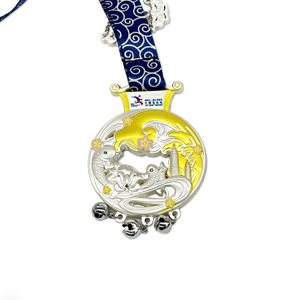 ميداليات معدنية مخصصة للجوائز من سبائك الزنك البرونزية لكرة القدم - Product Image 3