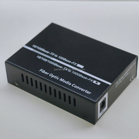 Convertisseur Fibre vers Ethernet avec 1 Emplacement SFP et 1 Port RJ45, Débit de Données 10/100/1000 Mbps, Alimentation DC 5V pour Fibre SMF/MMF
